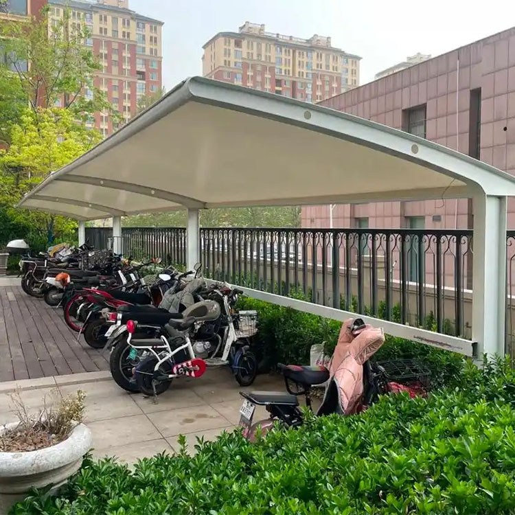 绵阳膜结构电动车棚